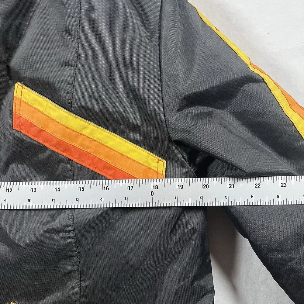 VTG BOMBARDIER, MODE INC SNOMOBILE MADE IN USA QUILTED SKI JACKET SIZE  16R - Picture 10 of 14